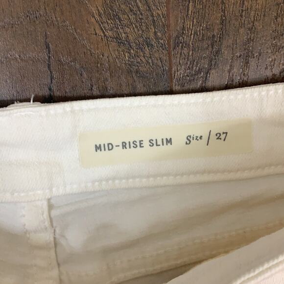 Anthropologie Pilcro Cream Cutoff Jean Shorts - Picture 3 of 6